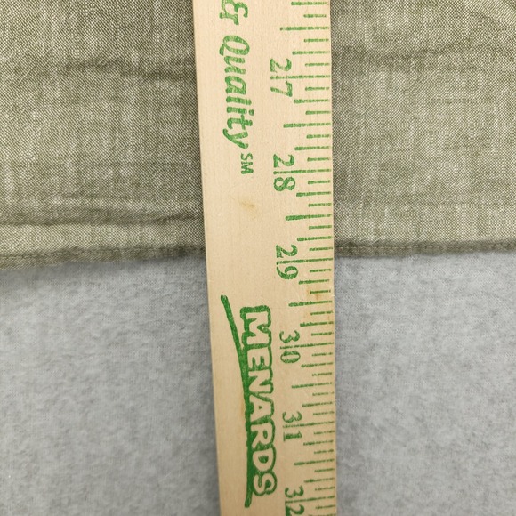 Barbour Mens XL Short Sleeve Button Up Shirt Regular Fit Linen Blend Green - Picture 8 of 12